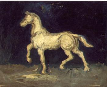 Vincent Van Gogh : Plaster Statuette of a Horse